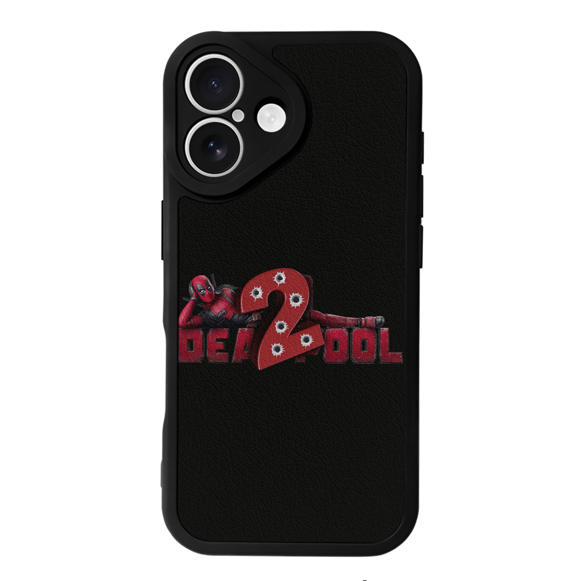 （画像用） Deadpool デッドプール 【iPhone 16シリーズ対応】シリコンスマホケース（レザー調） 材質：シリコン